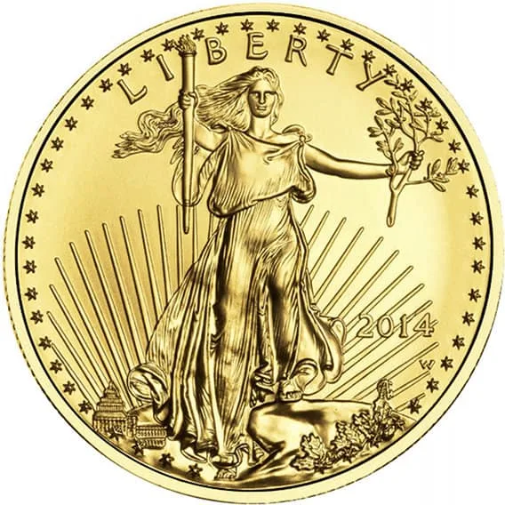 Are Coins a Good Investment? Government Coin vs. Generic Bar or Round Bullion 2 2014 American gold eagle
