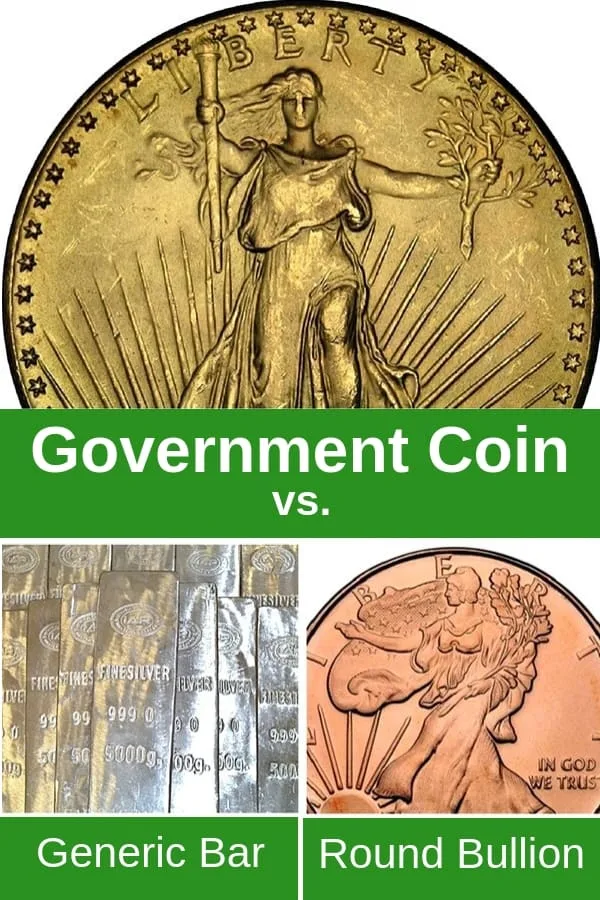 Are Coins a Good Investment? Government Coin vs. Generic Bar or Round Bullion 5 Investing in coins is important if you want o be prepared for tough times, when you may need to barter. Learn which coins are best to invest in and why. #investing #governmentcoins #coins #bullion #survival #preparedness #shtf #shtfdad