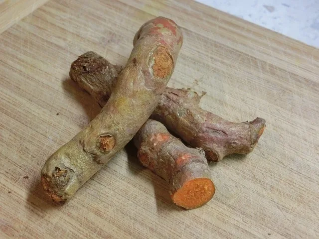 Turmeric roots