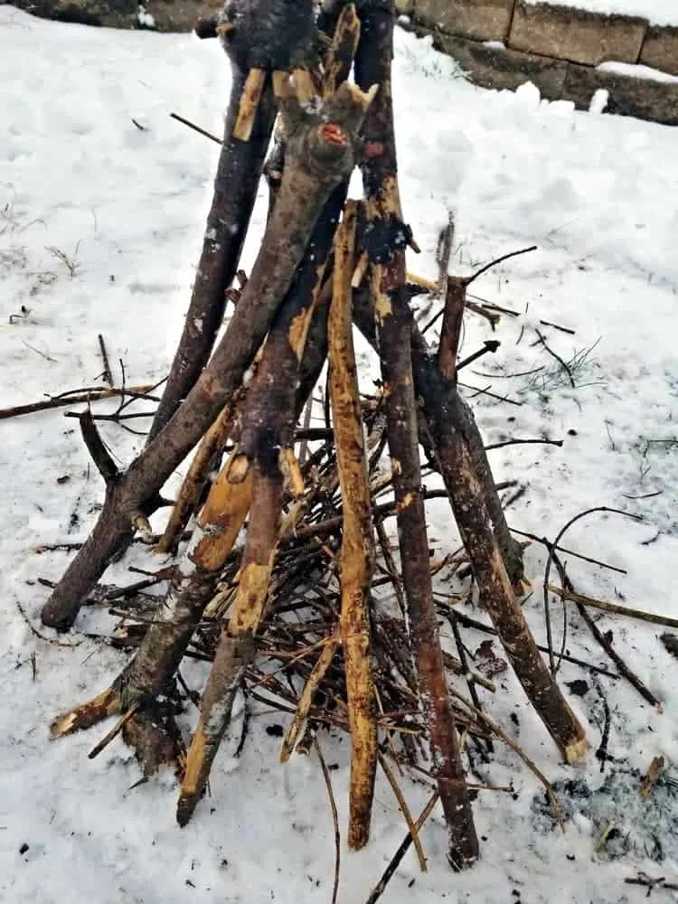 Discover How To Build A Campfire With Minimal Gear In Every Situation 4 The Teepee is the most straightforward and most basic type of fire.