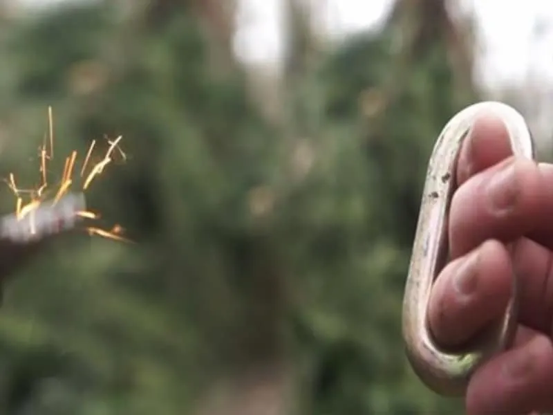 How To Start a Fire With Flint - A Beginner's Guide 1 Starting fire with flint and steel
