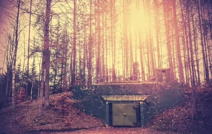 bunker in the woods
