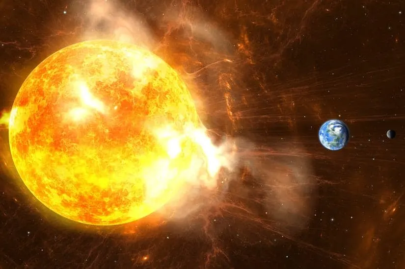 solar flare or coronal mass ejection emp attack on Earth