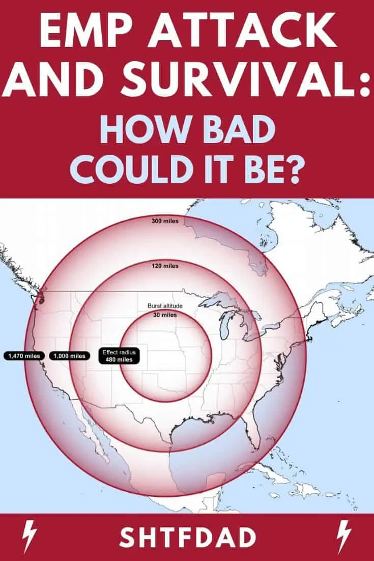 This is what the country would look like in the first 12 months after a large scale electromagnetic pulse (EMP) attack. Are you prepared to survive an EMP? #shtf #prepper #emp #empattack #prepping #survival #shtfdad #beselfreliant