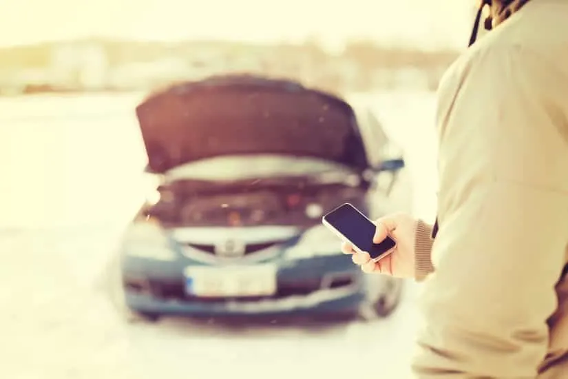 dead car and cellphone due to EMP attack