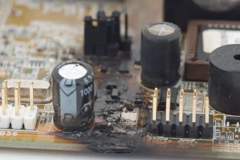 EMP Attack and Survival - How Bad Could It Be? 4 fried circuit board due to EMP attack