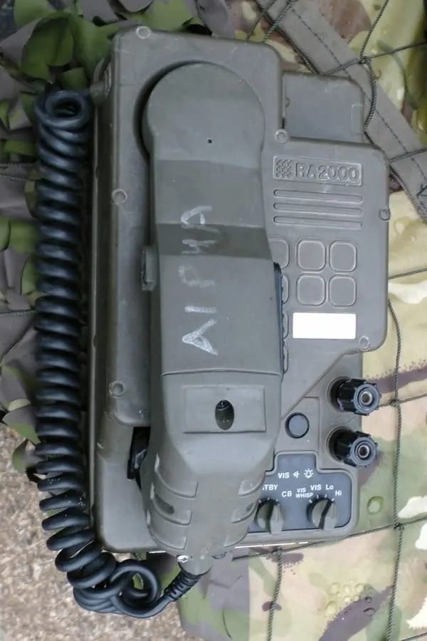 Consider storing a military field telephone for short-range, secure, wired communications.