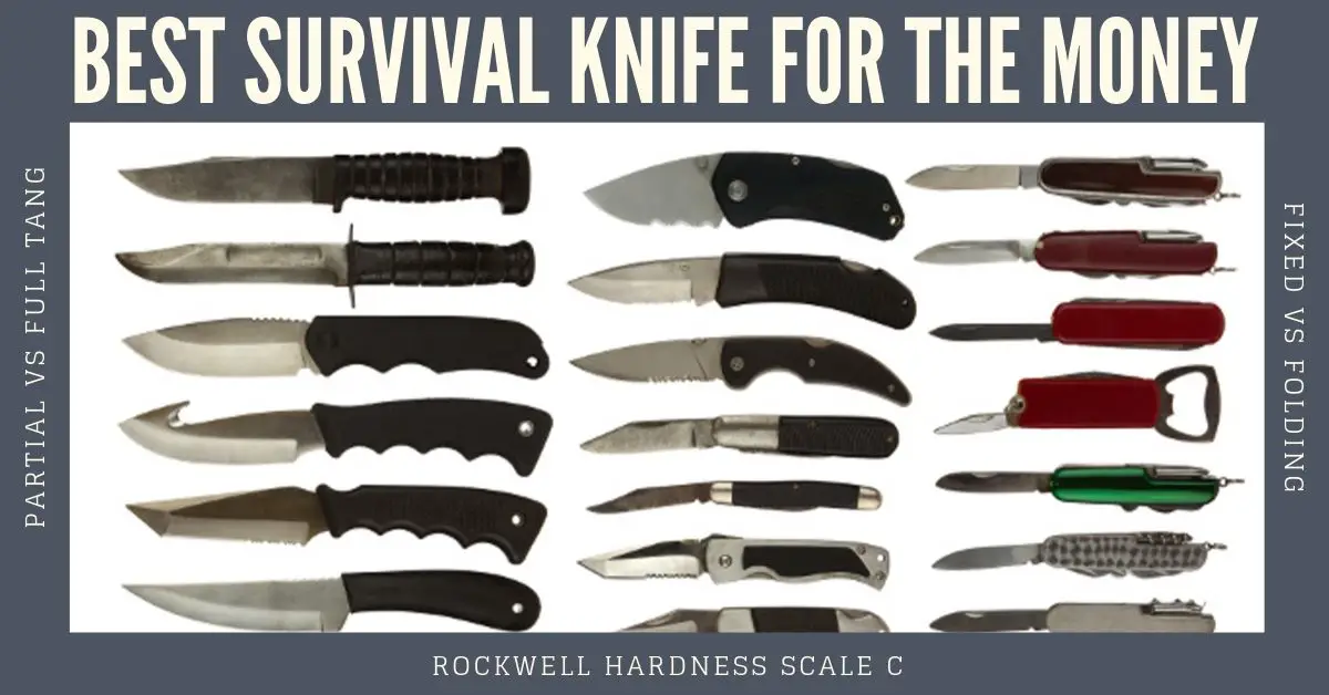 The best survival knife for the money offers strength, durability, versatility, and efficiency, as well as being affordable enough avoid breaking the bank.