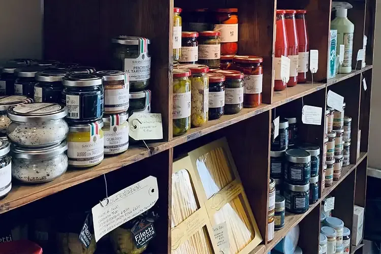 Shelves with Essentials