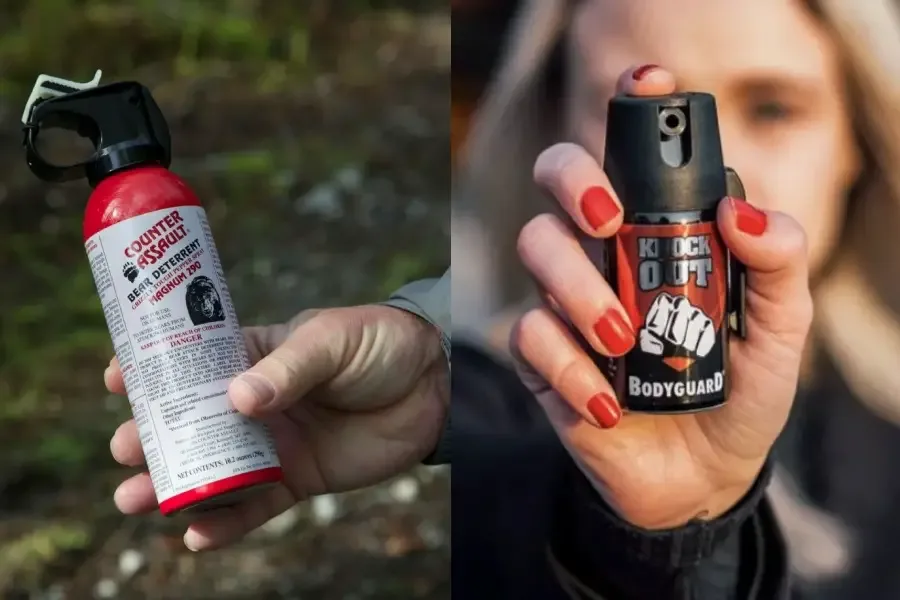 Bear Spray vs Pepper Spray