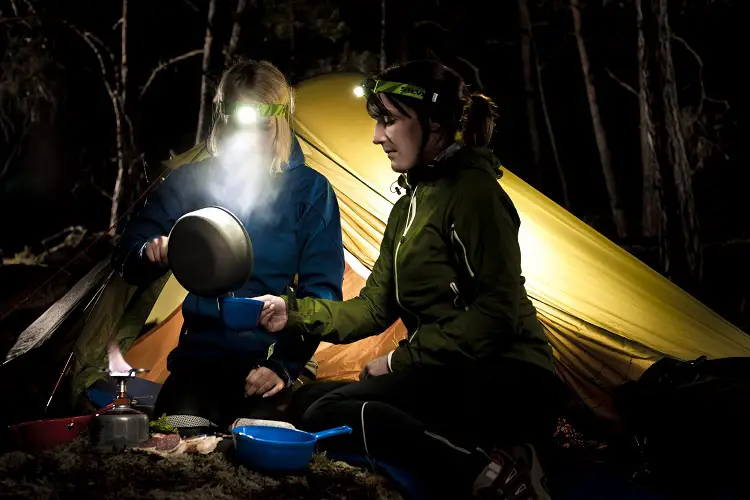 A reliable headlamp and a rechargeable power supply should be in your bag