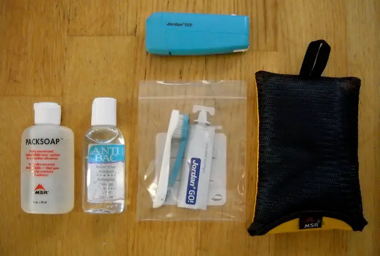 Hygiene Pack for Bug Out bag