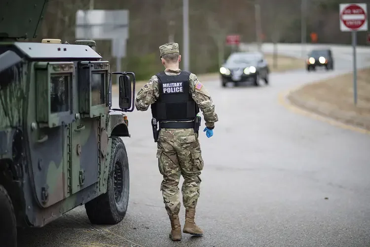 Militry police officer