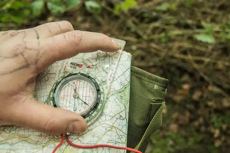 compass and map navigation